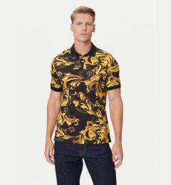 Снимка на Versace Jeans Couture Тениска с яка и копчета 79GAG6S0 JS514 Черен Regular Fit