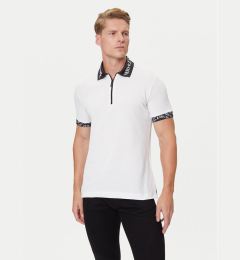 Снимка на Versace Jeans Couture Тениска с яка и копчета 79GAGT02 CJ01T Бял Regular Fit