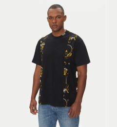 Снимка на Versace Jeans Couture Тишърт 78GAH615 Черен Regular Fit