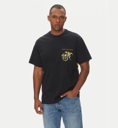 Снимка на Versace Jeans Couture Тишърт 78GAH6RB Черен Regular Fit