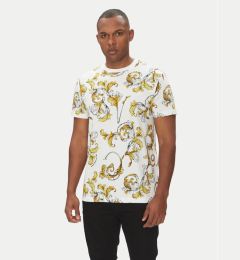 Снимка на Versace Jeans Couture Тишърт 78GAH6S0 Бял Regular Fit