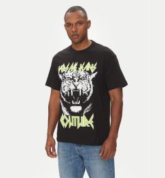 Снимка на Versace Jeans Couture Тишърт 78GAHT06 Черен Regular Fit