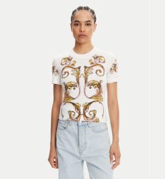 Снимка на Versace Jeans Couture Тишърт 78HAH6P8 Бял Slim Fit