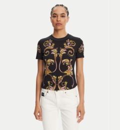 Снимка на Versace Jeans Couture Тишърт 78HAH6P8 Черен Slim Fit