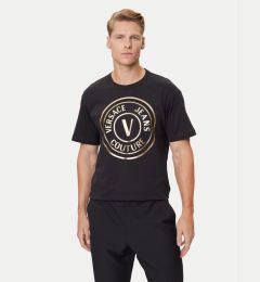 Снимка на Versace Jeans Couture Тишърт 79GAHT01 CJ00T Черен Regular Fit