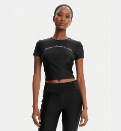 Снимка на Versace Jeans Couture Тишърт 79HAH6A2 N0008 Черен Slim Fit