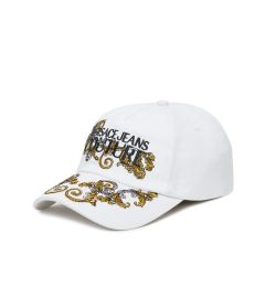 Снимка на Versace Jeans Couture Шапка с козирка 78VAZK17 Бял