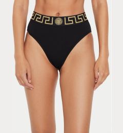 Снимка на Versace Класически бикини с висока талия AUD01050 1A10011 Черен