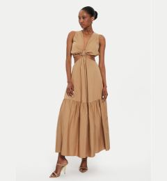 Снимка на ViCOLO Лятна рокля TB2502 Бежов Regular Fit