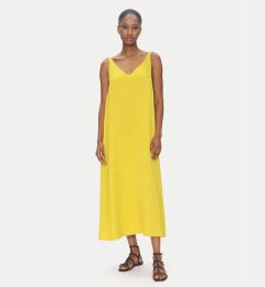 Снимка на ViCOLO Лятна рокля TD0758 Жълт Regular Fit