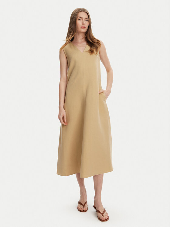 Снимка на Weekend Max Mara Ежедневна рокля Egoista 2515221072 Бежов Regular Fit