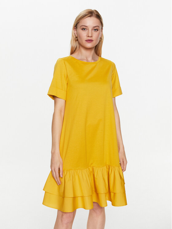 Снимка на Weekend Max Mara Ежедневна рокля Vanna 2356210331 Жълт Regular Fit
