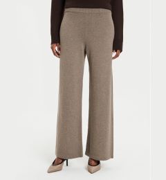 Снимка на Weekend Max Mara Текстилни панталони Tennis 2425336012 Бежов Regular Fit