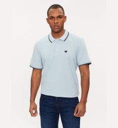 Снимка на Wrangler Тениска с яка и копчета 112353030 Светлосиньо Regular Fit