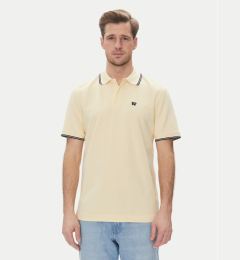 Снимка на Wrangler Тениска с яка и копчета 112362826 Жълт Regular Fit