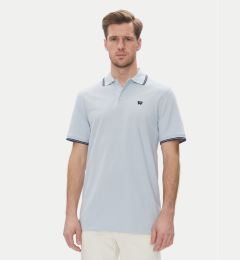 Снимка на Wrangler Тениска с яка и копчета 112362830 Светлосиньо Regular Fit