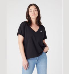 Снимка на Wrangler Тишърт Drapey W7XKEV100 112328930 Черен Regular Fit