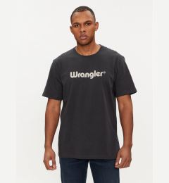 Снимка на Wrangler Тишърт Logo 112350526 Черен Regular Fit
