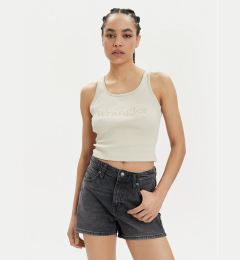 Снимка на Wrangler топ Logo 112350281 Бежов Slim Fit