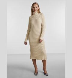 Снимка на YAS Плетена рокля Mavi 26028660 Бежов Regular Fit