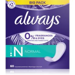 Снимка на Always Daily Fresh Normal дамски превръзки без парфюм 60 бр.
