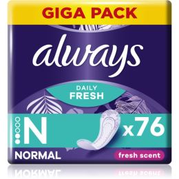 Снимка на Always Daily Fresh Normal дамски превръзки парфюмиран 76 бр.