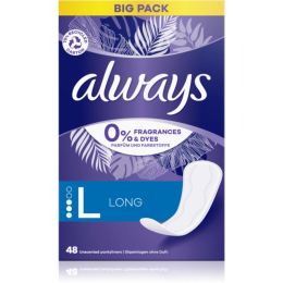 Снимка на Always Daily Protect Long дамски превръзки без парфюм 48 бр.