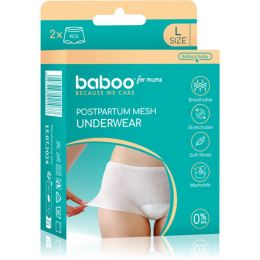 Снимка на Baboo Postpartum Mesh Pants следродилни бикини и боксерки Large 2 бр.