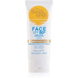 Снимка на Bondi Sands SPF 50+ Face Fragrance Free слънцезащитен крем за лице без парфюм SPF 50+ 75 мл.