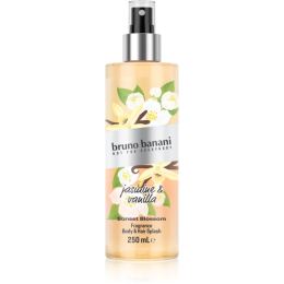 Снимка на Bruno Banani Sunset Blossom Jasmine & Vanilla Парфюмирана мъгла за тяло и коса за жени 250 мл.