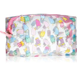 Снимка на BrushArt Accessories Transparent cosmetic bag прозрачна козметична чантичка цвят Ice Cream 1 бр.