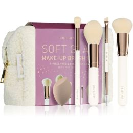 Снимка на BrushArt Basic Soft Glam make-up brush set Комплект четки с чантичка