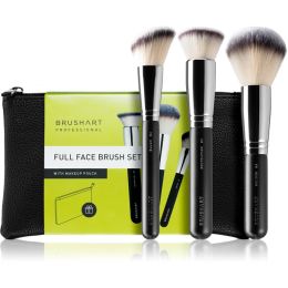 Снимка на BrushArt Professional Full Face brush set with makeup pouch Комплект четки с чантичка Black