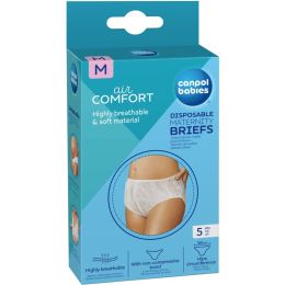 Снимка на Canpol babies Maternity Briefs следродилни бикини и боксерки размер M 5 бр.