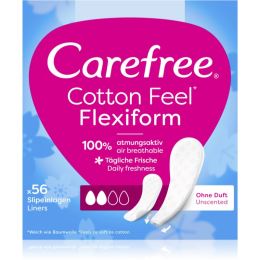 Снимка на Carefree Cotton Flexiform дамски превръзки без парфюм 56 бр.