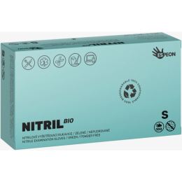 Снимка на Espeon Nitril BIO Green нитрилни ръкавици без пудра размер S 2x50 бр.