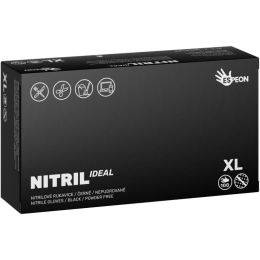 Снимка на Espeon Nitril Ideal Black нитрилни ръкавици без пудра размер XL 100 бр.