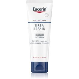 Снимка на Eucerin UreaRepair Night Cream нощен крем за лице, врат и деколкте без парфюм 50 мл.