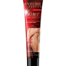 Снимка на Eveline Cosmetics Laser Precision депилиращ крем за ръце, подмишници и бикини зоната за суха и чувствителна кожа 125 мл.