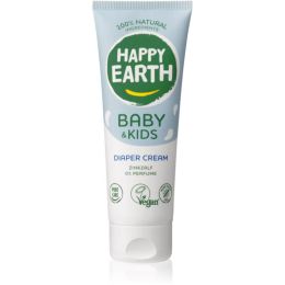 Снимка на Happy Earth 100% Natural Diaper Cream for Baby & Kids мехлем с цинк без парфюм 75 мл.