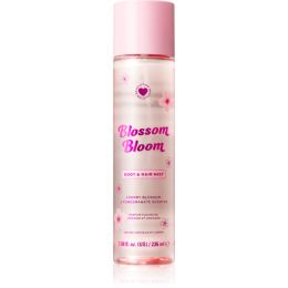 Снимка на I Heart Revolution Blossom Bloom Парфюмирана мъгла за тяло и коса за жени цвят Cherry Blossom & Pomegranate 236 мл.