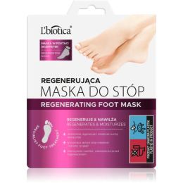 Снимка на L’biotica Masks регенерираща маска за ходила под формата на чорапи 32 мл.