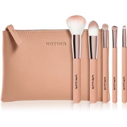 Снимка на Notino Glamour Collection Travel Brush Set with Pouch комплект за пътуване с четки и чантичка