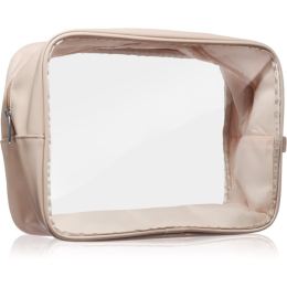 Снимка на Notino Travel Collection Extra Large Clear Organizer прозрачна козметична чантичка XL Beige 27,5x20x12,5 cm 1 бр.