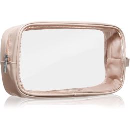 Снимка на Notino Travel Collection Large Clear Organizer прозрачна козметична чантичка L Beige 1 бр.
