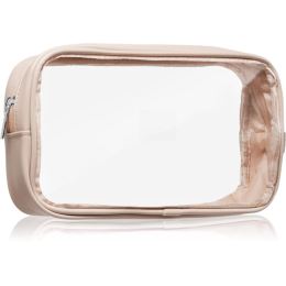 Снимка на Notino Travel Collection Medium Clear Organizer прозрачна козметична чантичка M Beige 24x12,5x5 cm 1 бр.