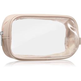 Снимка на Notino Travel Collection Small Clear Organizer прозрачна козметична чантичка транспарентен S Beige 20x10x5 cm 1 бр.