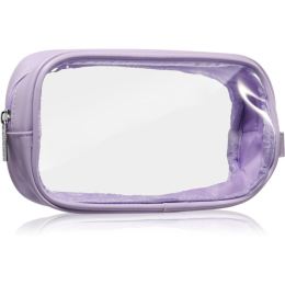 Снимка на Notino Travel Collection Small Clear Organizer прозрачна козметична чантичка транспарентен S Purple 20x10x5 cm 1 бр.