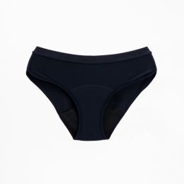 Снимка на Snuggs Active Classic Heavy Black менструални бикини от плат за силна менструация размер М 1 бр.