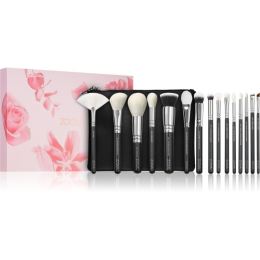 Снимка на ZOEVA The Artists Brush Set Silver Комплект четки с чантичка 1 бр.